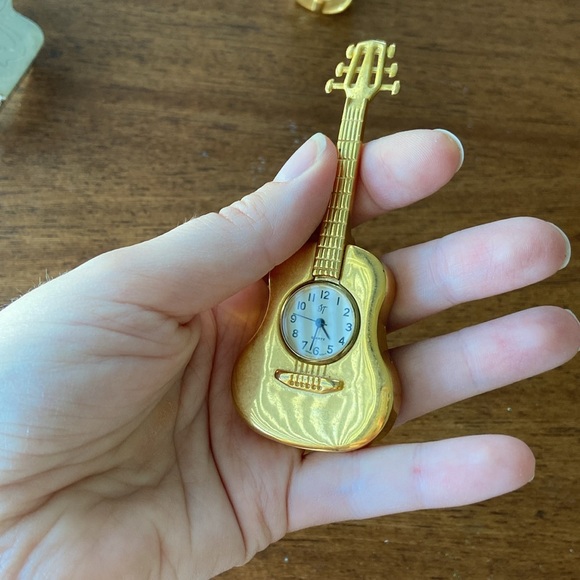 Vintage Musical Instruments Miniature Clocks - Picture 8 of 12